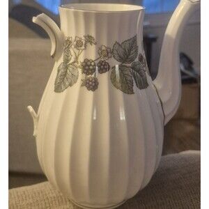 AS-IS 7 " Royal Worcester Livonia Pitcher Broken Handle Craft  Repurpose Repair